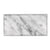 White 3 x 6 Polished, Beveled Marble Subway Tile