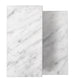 White 3 x 6 Honed Marble Subway Tile