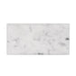 White 3 x 6 Polished Marble Subway Tile