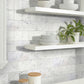 White 3 x 6 Polished Marble Subway Tile - Sample