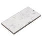 White 3 x 6 Polished Marble Subway Tile