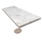 White 4 x 12 Honed Marble Subway Tile