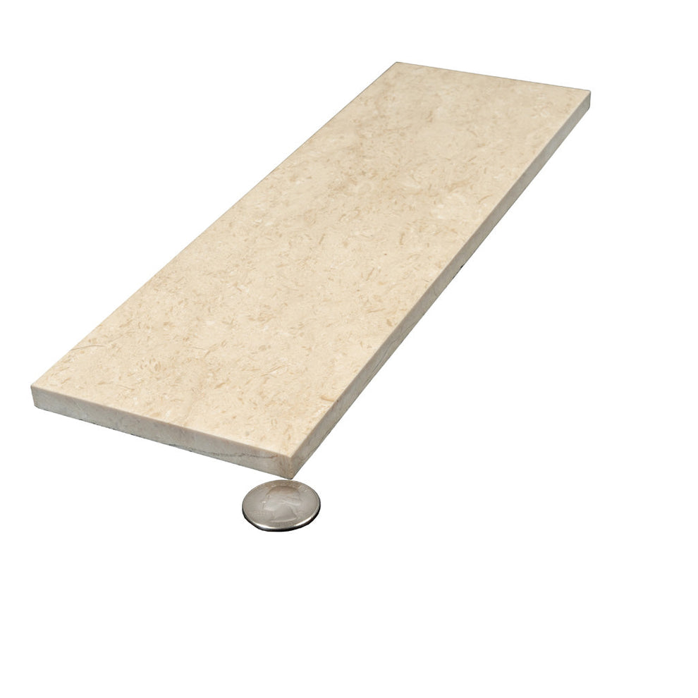 Beige 4 x 12 Honed Crema Marfil Marble Subway Tile – Tiletopia