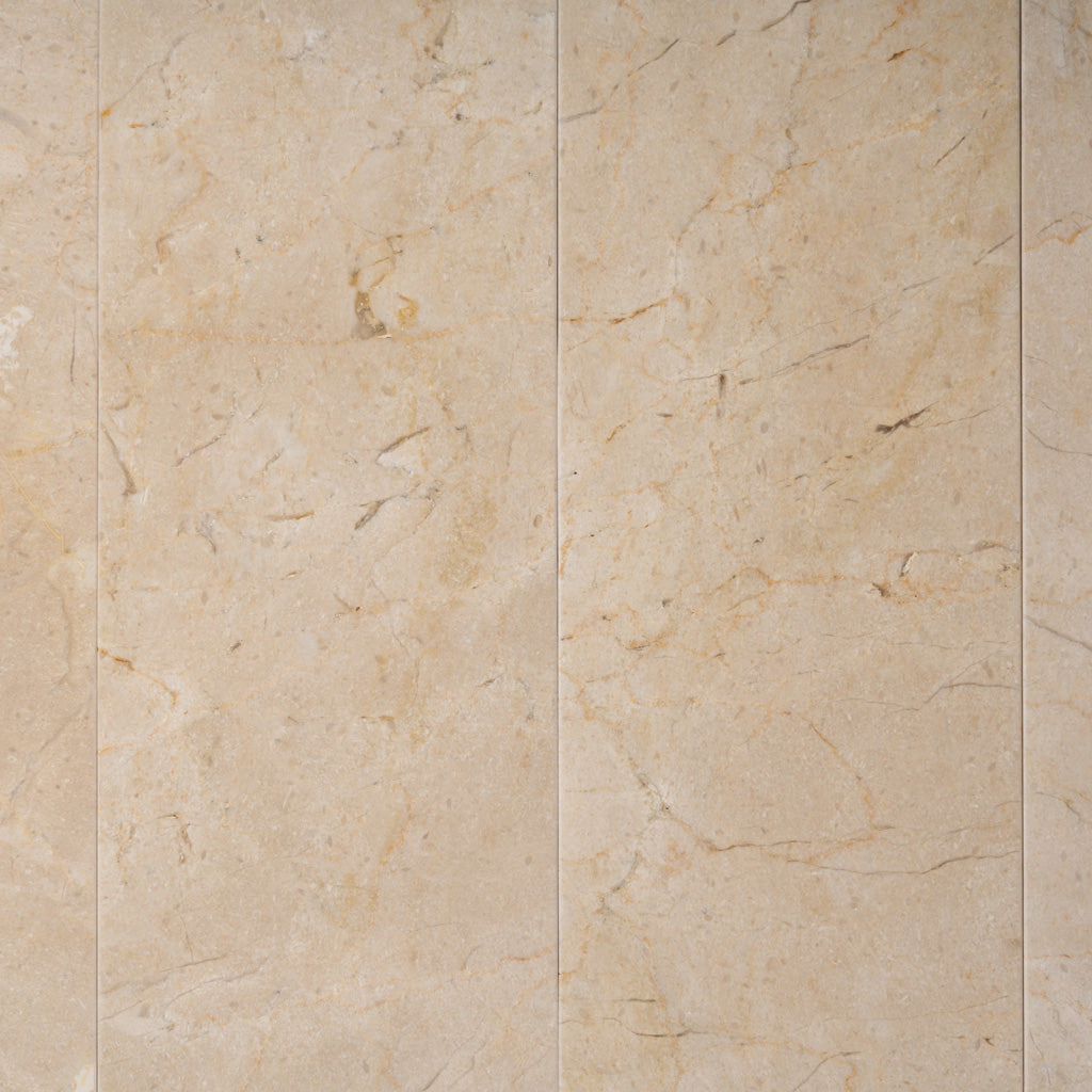 Beige 4 x 12 Polished Marble Subway Tile