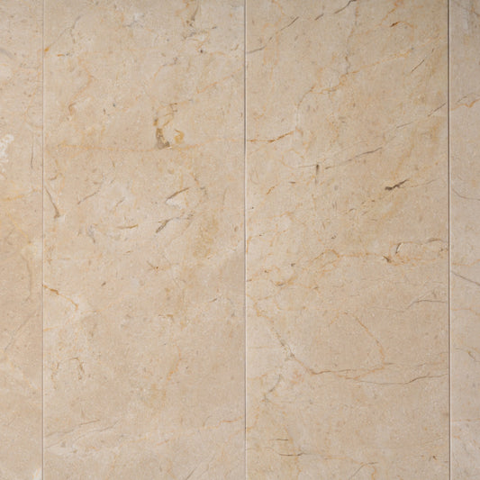 Beige 4 x 12 Polished Marble Subway Tile - Sample