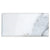 White 3 x 6 Polished, Beveled Marble Subway Tile