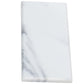 White 3 x 6 Polished, Beveled Marble Subway Tile