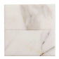 White 3 x 6 Honed Marble Subway Tile