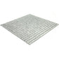 Cloud Silver 12 x 12 Glossy Glass Mosaic Tile