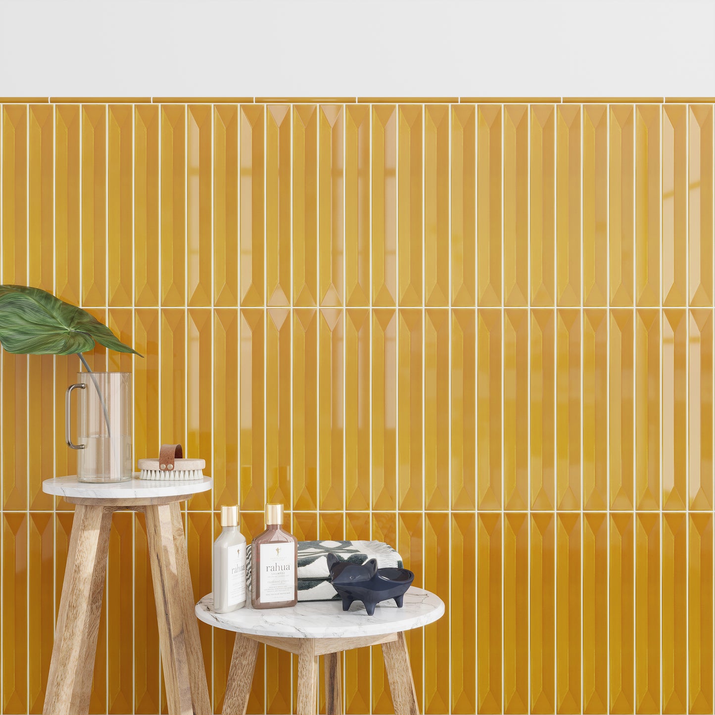 Honey 2 x 16 Glossy Ceramic Deco Subway Tile