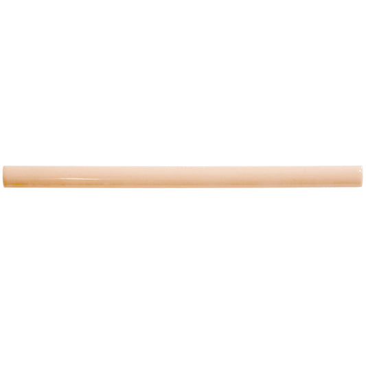 Powder Pink 0.5 x 8 Glossy Ceramic Pencil Trim - Sample
