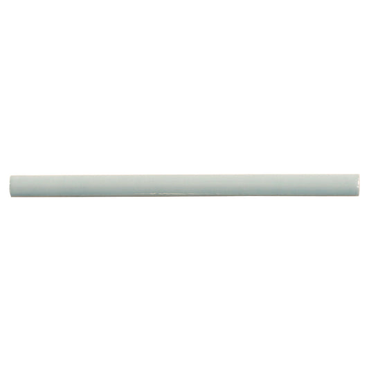 Pastel light Blue 0.5 x 8 Glossy Ceramic Pencil Trim - Sample