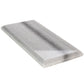 Light Gray 3 x 6 Polished, Beveled Marble Subway Tile