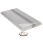 Light Gray 3 x 6 Polished, Beveled Marble Subway Tile