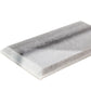 Light Gray 3 x 6 Polished, Beveled Marble Subway Tile