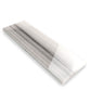 Light Gray 4 x 12 Polished Marble Subway Tile