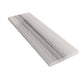 Light Gray 4 x 12 Polished Marble Subway Tile