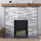 Light Gray 4 x 12 Polished Marble Subway Tile