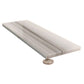 Light Gray 4 x 12 Polished Marble Subway Tile