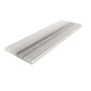 Light Gray 4 x 12 Polished Marble Subway Tile