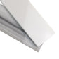 Light Gray 4 x 12 Polished Marble Subway Tile