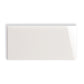 White 3 x 6 Polished Marble Subway Tile