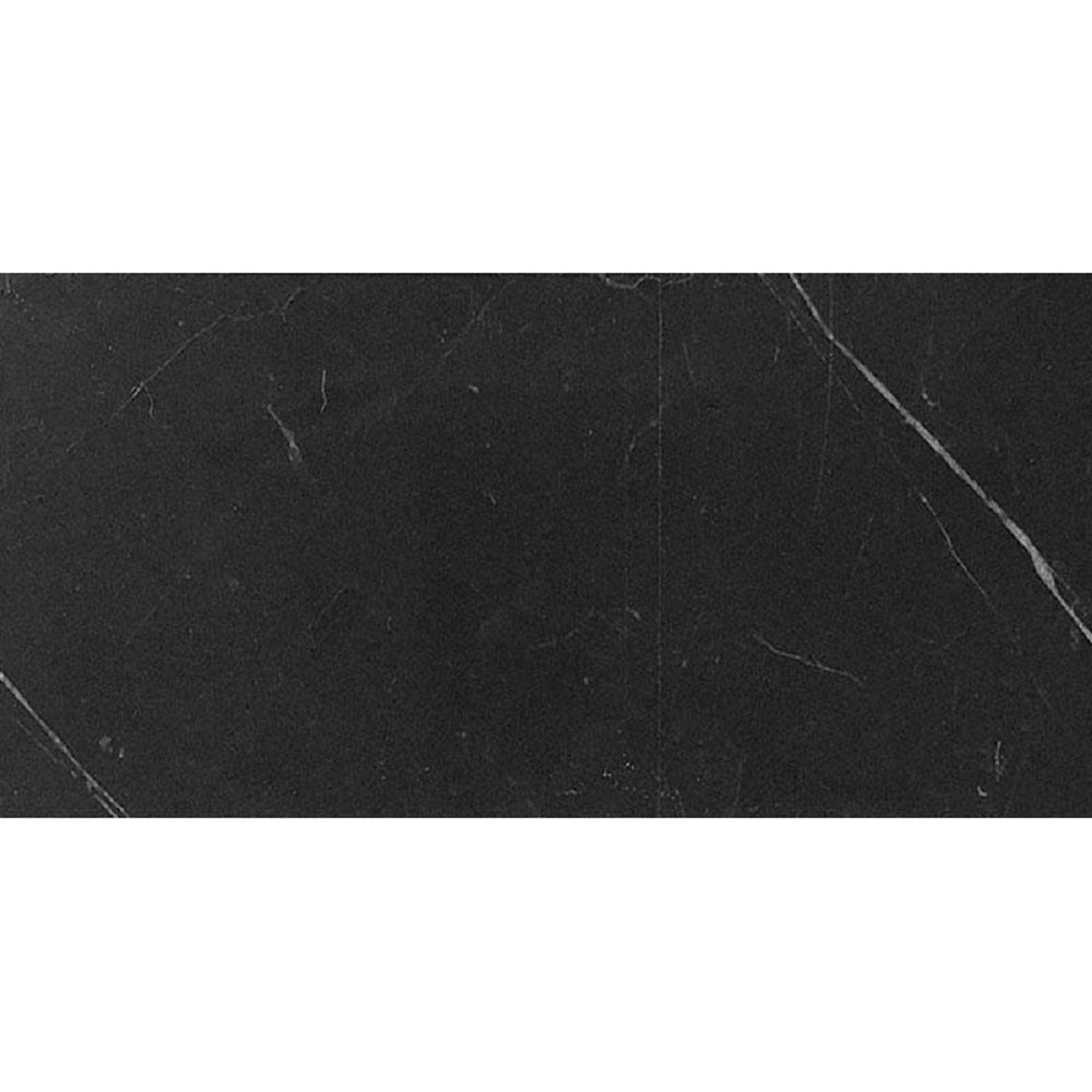 Black 3 x 6 Honed Marble Subway Tile