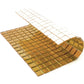 Amber Gold 12 x 12 Glossy Glass Mosaic Tile