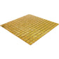 Amber Gold 12 x 12 Glossy Glass Mosaic Tile