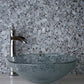 Gray 12 x 12 Glossy Glass Mosaic Tile