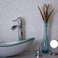 White 11 x 11 Glossy, Matte Glass Mosaic Tile