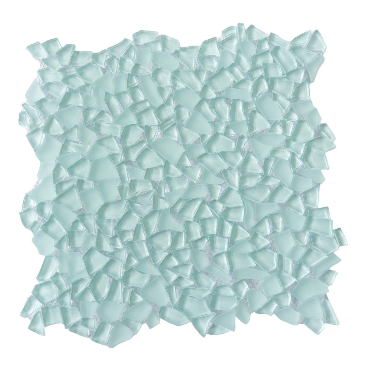 Tiffany Blue 11 x 11 Glossy, Matte Glass Mosaic Tile