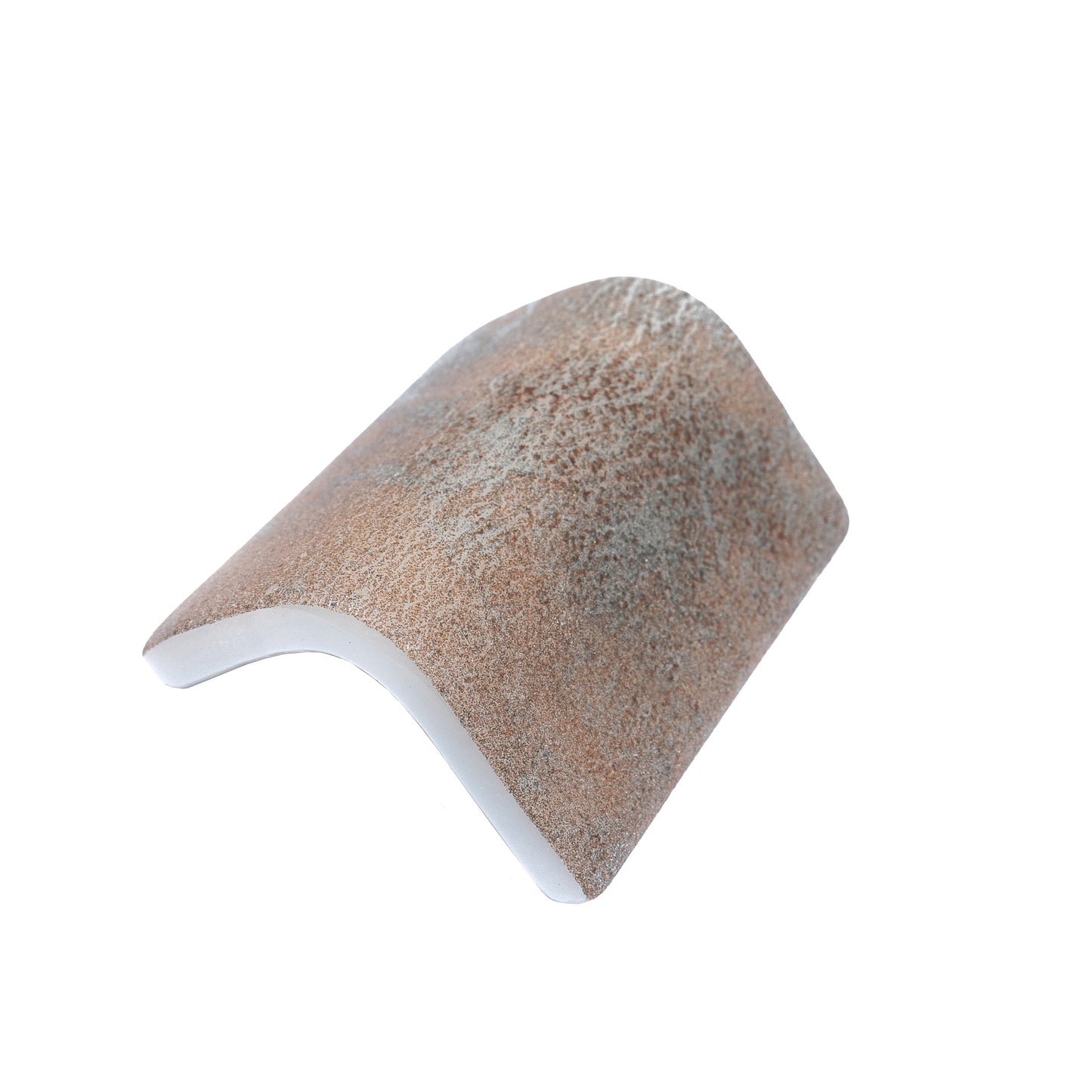 Taupe 2x2 Matte Recycled Glass Corner Tile