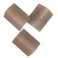Taupe 2x2 Matte Recycled Glass Corner Tile