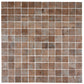 Taupe 12x12 Matte Recycled Glass Square Mosaic Tile