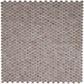 Taupe 12x12 Matte Recycled Glass Round Mosaic Tile - Sample