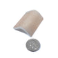 Clay Beige 2x2 Matte Recycled Glass Corner Tile