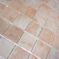 Clay Beige 12x12 Matte Recycled Glass Square Mosaic Tile - Sample
