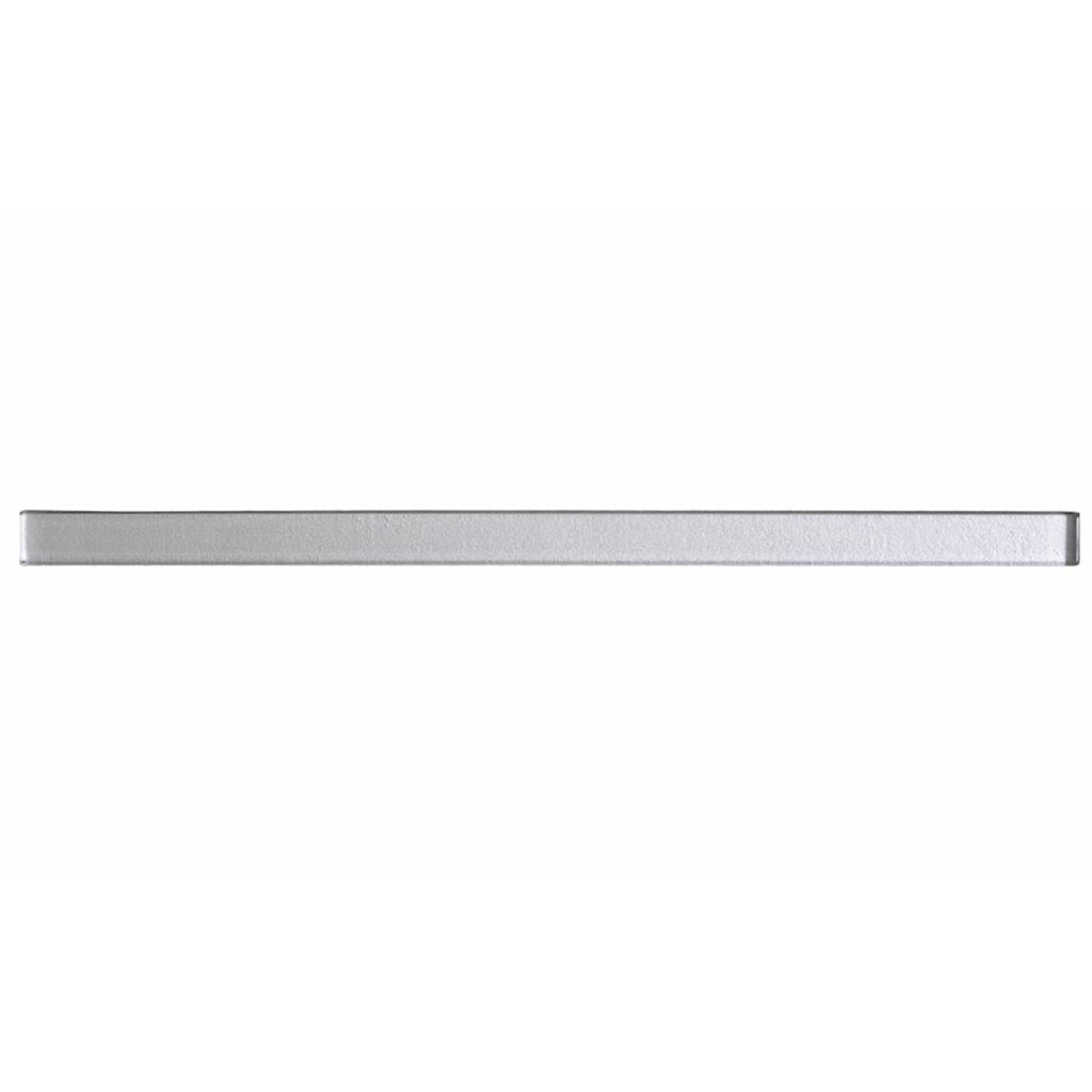 White 0.5 x 12 Glossy Glass Pencil Trim