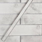 Gray 0.5 x 12 Glossy Glass Pencil Trim