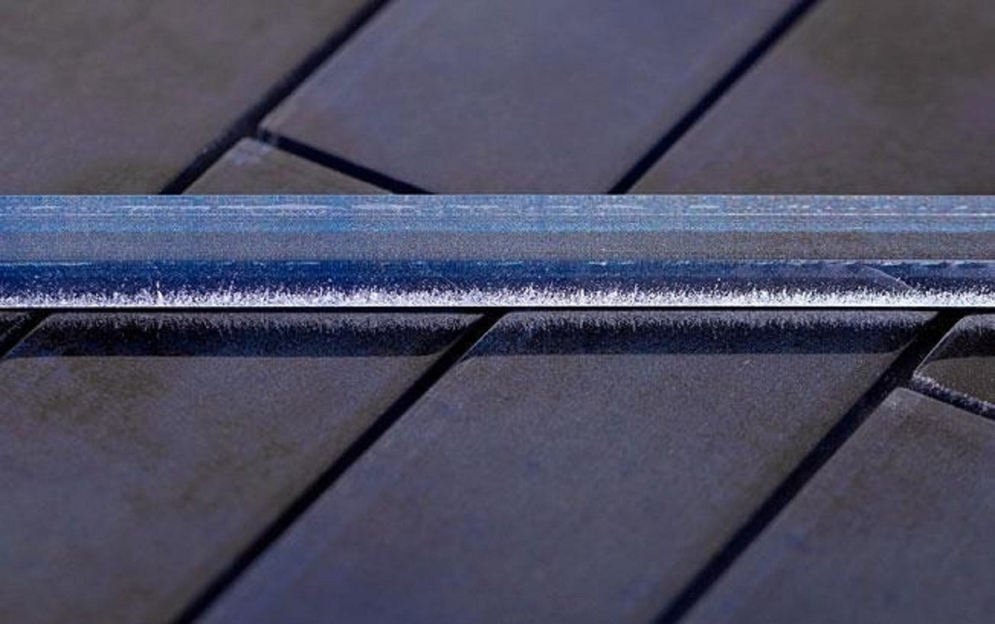 Spruce Blue 0.5 x 12 Glossy Glass Pencil Trim