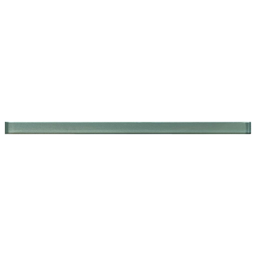 Tiffany Blue 0.5 x 12 Glossy Glass Pencil Trim