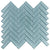 Stone Blue 11 x 13 Glossy Glass Mosaic Tile