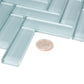 Stone Blue 11 x 13 Glossy Glass Mosaic Tile