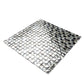 Silver and Gray 12 x 12 Glossy Glass Mosaic Tile