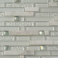 White 12 x 12 Glossy, Matte Glass Mosaic Tile