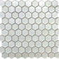 White 12 x 12 Glossy, Matte Glass Mosaic Tile