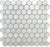 White 12 x 12 Glossy, Matte Glass Mosaic Tile