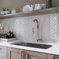 White 10 x 10 Glossy, Matte Glass Mosaic Tile