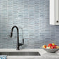 Blue 12 x 13 Glossy, Matte Glass Mosaic Tile